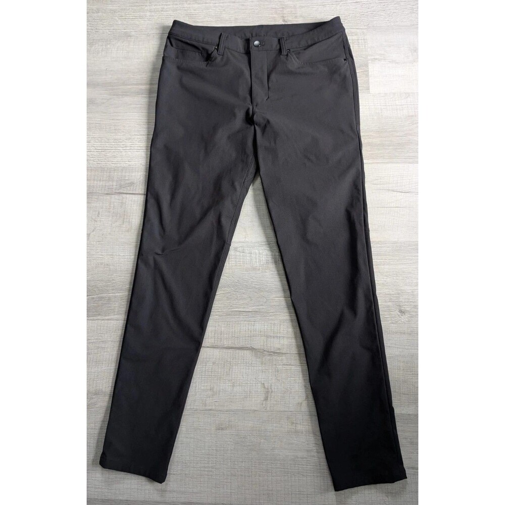 Lululemon Men’s ABC Slim Pant LM5552S Athleisure Golf Performance Sz 32 Black